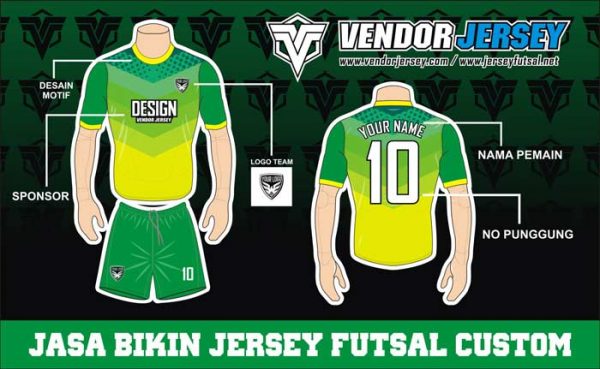 Font Keren Baju Futsal Dengan Sablon Printing Dan Polyflex Vendor Jersey